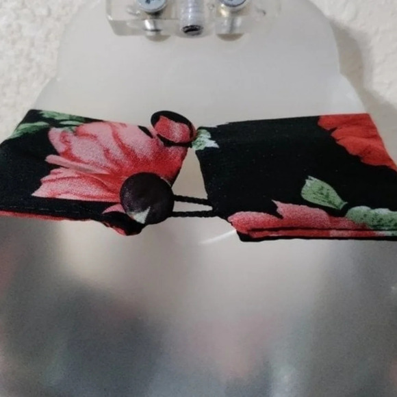 Lulu's Liberty Maxi Dress Red Rose Size Small - Picture 7 of 9